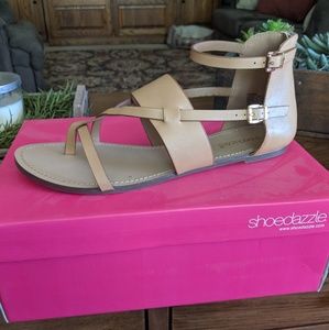 Shoe Dazzle flat sandal